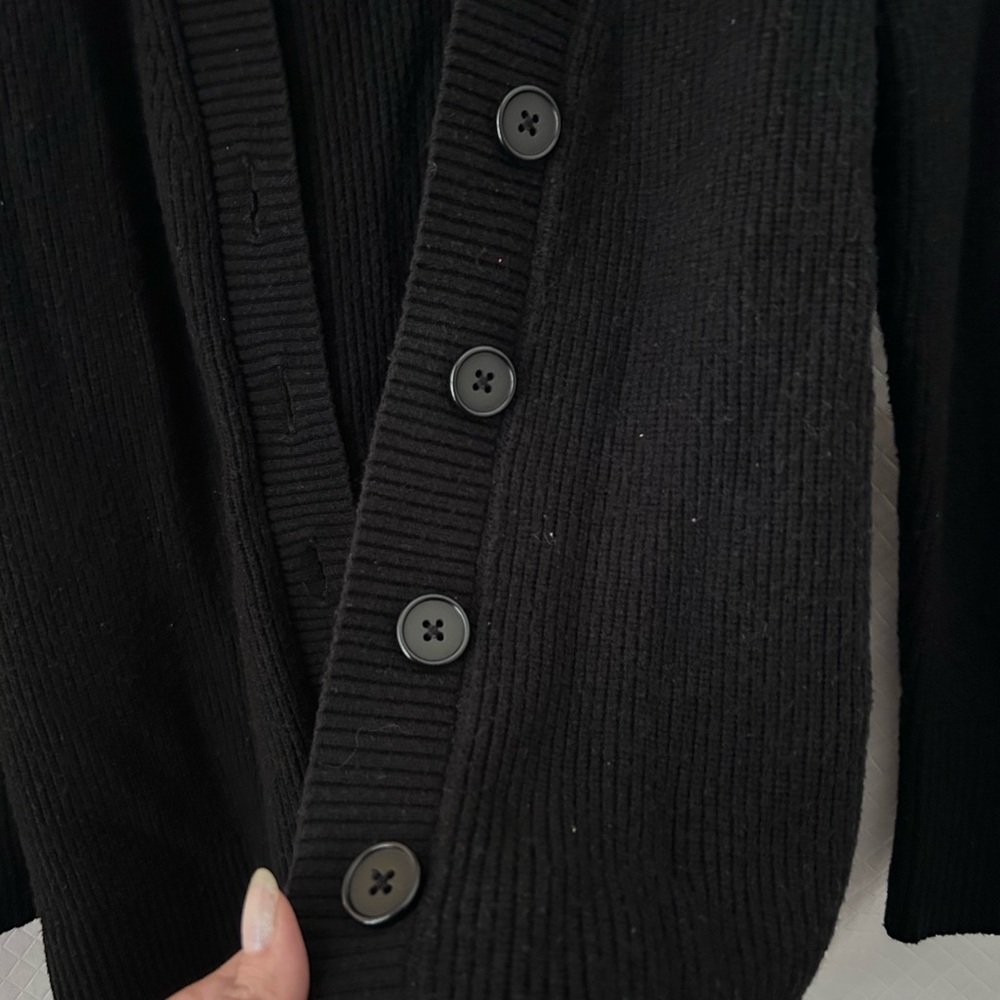 Express Black Ribbed Sweater - Picture 3 of 6